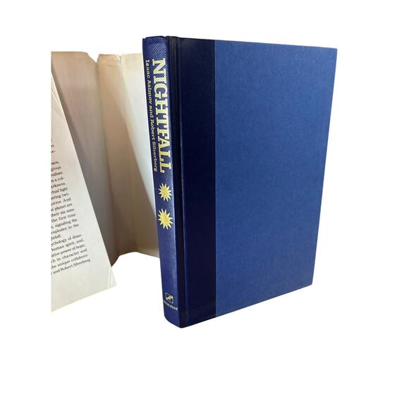 Nightfall by Isaac Asimov & Robert Silverberg 1990 Hardcover w/ Dust Jacket - Picture 4 of 8